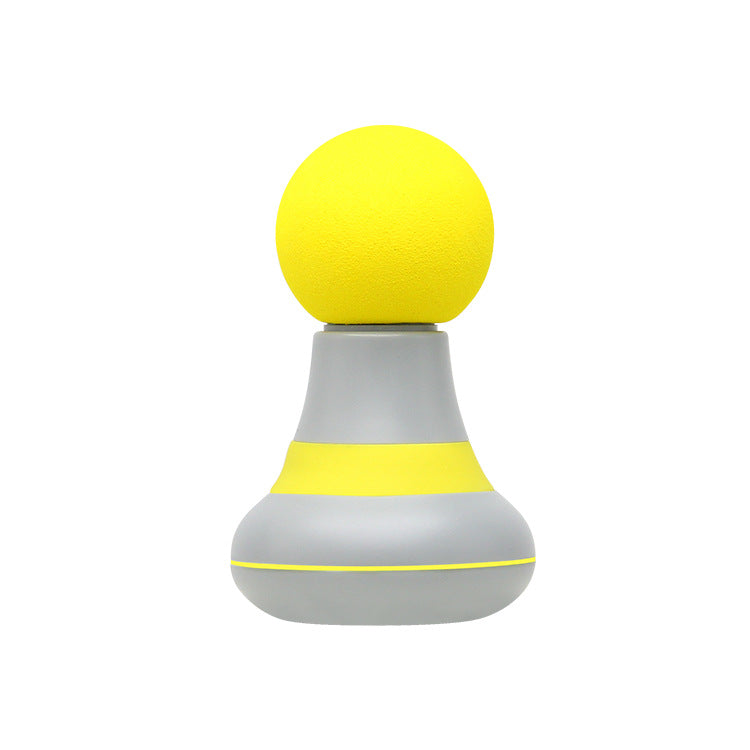Full Reset Pro Massage Gun, yellow studio shot